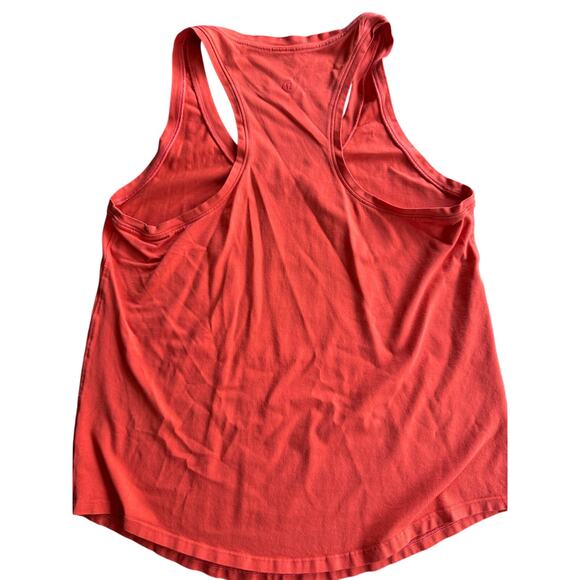 Lululemon Love Tank Top- Dark Orange Size 10 - Picture 4 of 4
